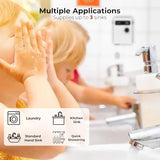 CAMPLUX Tankless Water Heater Electric 11kW 240 Volt, Point-of-Use Digital Display, Electric Instant Hot Water Heater with Self-modulating, Side Water Connection for Easier Installation, White