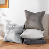 a moment Waterproof Throw Pillow Covers Set of 4,18x18 Inch Outdoor Stain Resistant Pet Friendly Pillowcases Cushion Covers for Patio Sofa and Living Room,Urban Cozy