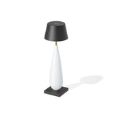 CORDIVA Cordless Table Lamp, Brass Rechargeable Dimmable LED Desk Lamp