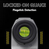 Nikon COOLSHOT 20i GIII Golf Rangefinder | Rainproof Laser rangefinder with Slope, Locked On Quake and 5 Year Warranty