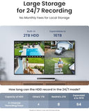 REOLINK 8CH 4K Security Camera System with PT Auto-Tracking RLK8-800PT4