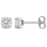 Lab-Grown Diamond Solitaire Stud Earrings