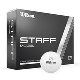 WILSON 2024 Staff Model Golf Ball - 12 Balls, White WILSON