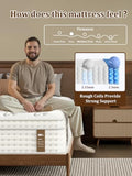BedStory Firm Queen Mattress 14 Inch, Hybrid Queen Size Mattress in a Box