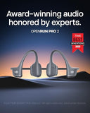 OpenRun Pro 2 Mini -Open-Ear, Bone Conduction Sport Headphones -with Reflective Strip -Sweat Resistant