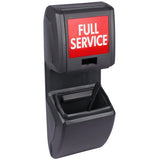 Compost Bin, Charcoal Gray Windshield Washing Service Center, Outdoor Trash Can for Car Dealerships or Stations, Number 02