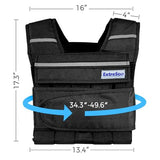 ExtreSpo Adjustable Weighted Vest for Men Women, 40lb Rucking Weight Vests Adjustable for Running, Training Workout, Jogging, Walking