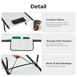KingCamp Camping Cots for Adults, 1000D Cationic Oxford Heavy Duty Folding Cot, Extra Wide 28" Ultralight Portable Sleeping Bed for Tent, Office Nap, Travel, Supports 441 lbs with 7075 Aluminum Frame