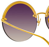 Linda Farrow, Adrienne, Yellow Gold/ Grey Grad