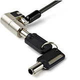 6.5 [2m] 3-in-1 Universal Laptop Cable Lock - Keyed Security Lock for K-Slot