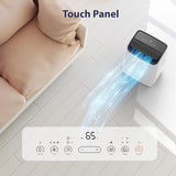 14,000 BTU Portable Air Conditioner with Remote Control, 4-IN-1 Remote Control Vertical AC Unit Cooling up to 750 Sq. Ft. Cooling/Dehumidifier/Fan/Timer, Low Noise, Apartment, Bedroom, Office, Black