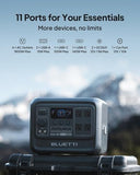 BLUETTI Solar Generator Elite 100 V2 with 2×100W Solar Panels Included, 1024Wh Portable Power Station w/ 2 1800W AC Outlets, 35% Smaller, Ideal for Camping, Emergencies, Backup Power