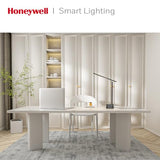 Honeywell Sunturalux™ LED Desk Lamp with USB Charging Ports HWT-H01 - Stepless Dimmable Eye Caring Desk Light, Black