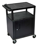 H AV Cart - 3 Shelves Cabinet Electric Visit the Luxor Store