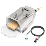ATkrou 1 Burner Propane Blacksmith Forge Kit, 2600°F Metal Forge