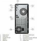 HP Desktop Computer Tower, Intel 6-Core i5-12500, 16GB RAM + 1TB PCIe SSD