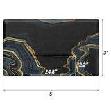 Thick Salon Mats for Hair Stylist Anti Fatigue, Barber Floor Mat with Square Base