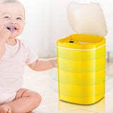 FWTCVB Smart Trash Can Automatic Induction Dustbin Intelligent Electric Battery Waste Bin Kitchen Bathroom