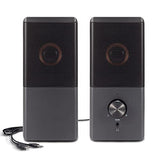 Stereo 2.0 USB Powered 3.5mm Aux Multimedia Speakers for Laptop/Desktop/Tablets/Phone