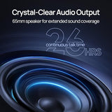 Yealink Bluetooth Speakerphone SP96 with Dongle Support Daisy-Chain 26H Talk Time Teams Certified 65mm Conference Speaker and 6 Microphones