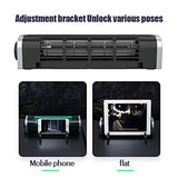 Laptop Cooler Gaming Notebook Cooler Laptop Cooling Pad Stand RGB LED Adjustable Silent 2600RPM Cable Tablet Desk Fan