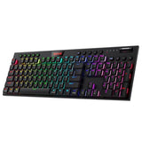 Redragon K618 PRO 3-Mode Wireless RGB Mechanical Keyboard, BT/2.4Ghz/Wired Low Profile Win/Mac Gaming Keyboard