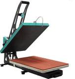 Montary 16x24 Commercial Grade Semi-Automatic 1800W High Pressure Multifunction Heat Press Machine: Boasting a Slide Out Lower Platen, Fast Heating & Infrared Positioning,Green