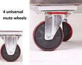 Utility Carts Black House keeping Laundry Trolley Storage Sorter Cart
