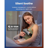 Pro Massage Gun with Heat and Cold Therapy, Mini Massager Gun Deep Tissue, Heated Professional Electric Back Massager for Athletes BOB AND BRAD