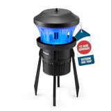 Flowtron Outdoor Bug Trap | UV Light & Powerful Fan Fly Killer with ½ Acre Coverage | Quiet Insect Control & Weather Resistant | Easy Clean Collection Chamber | Patio Deck Yard | ETL Certified