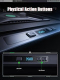 Laptop Cooler, Gaming Laptop Cooling Pad with 3500RPM Turbofan, 4.72 Inch External Fan Laptop Stand, Adjustable Variable Speed