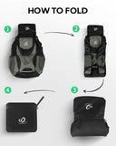 WATERFLY Lightweight Packable Hiking Backpack: 30L Foldable Travel Daypack Ultralight Camping Day Pack for Woman Man