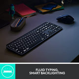 Logitech MX Keys Combo for Business | Gen 2, Full Size Wireless Keyboard and Wireless Mouse