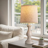 Table Lamps Set of 2 - Rustic Bedroom Lamps for Living Room, 22" Boho Bedside Lamp for Night Stands End Table Office Desk Lamp Nightstand