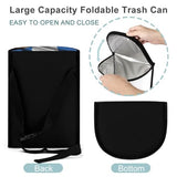 Combined Guatemala And USA Flag Car Trash Can,Car Accessory Interior Garbage Can,Automobile Universal Bin Organizer