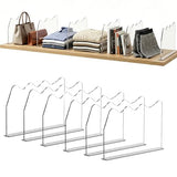 BLULEE Clear Shelf Dividers,Closet Organizers and Storage