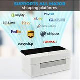 Arkscan 2054N-WF Mini WiFi Wireless Shipping Label Printer for iPhone Windows Mac Chromebook Android