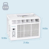 Keystone 14,000 BTU Window Air Conditioner and Dehumidifier, Window Unit Air Conditioners for Apartment, Living Room, Garage, and Medium to Large Rooms up to 650 Sq.Ft., Window AC Unit with Remote