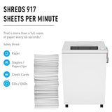 Ideal. 4003 Cross-Cut Commercial Office Paper Shredder Heavy Duty with Automatic Oiler