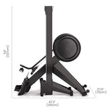 YOSUDA Air Magnetic Rowing Machine for Home, Dual Air & Magnetic Resistance with 8-Level, Smart APP, Rotatable Device Holder, Ergonomic Seat, and Easy Storage