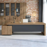L-Shape Executive Desk, Wood L-Shape Office Executived Desks, Manufactured Wood Computer Desk