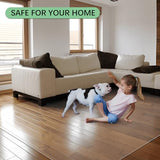 Kuyal Clear Chair Mat, Hard Floor Use, 8'×10' Transparent Office Home Floor Protector mat