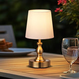 PARTPHONER Mini Cordless LED Table Lamp, 5200mAh Rechargeable Battery Operated Lamp, 3-Level Brightness, Touch Dimmable Desk Lamp