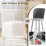 Hyfirm Upholstered Dining Chairs Set of 4, No Assembly Reception Chairs