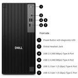 Dell Desktop Computers, Intel 20-Core i7-14700, 16GB DDR5, 512GB PCIe SSD