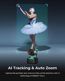 2 Webcam 4K Voice Control PTZ, AI Tracking Multi-Mode & Auto Focus, Web Camera with 1/1.5" Sensor, Gesture Control