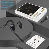 Open Ear Headphones w/Noise Cancelling Mic for Phone PC Computer Laptop