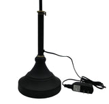 Piano Lamp, LED Piano Lamp with Dimmer, Eye-Caring, Stepless Dimming, Metal, Black + Gold HomeFocus