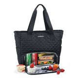 Lunch Tote Bag for Women,15.6" Laptop Work Bags with Insulated Lunch Compartment,2-in-1 Water-resistant Work Bag for Teacher Nurse Travel Office Daily School