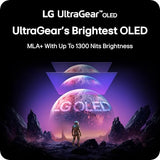 LG 27GX790A-B 27-inch Ultragear OLED Gaming Monitor QHD 1440p 480Hz, 0.03ms
